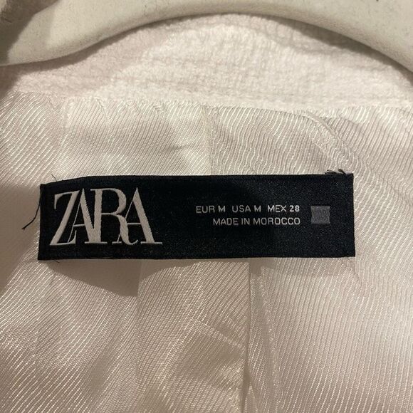 Zara Blazer in White Black Medium - Picture 7 of 7